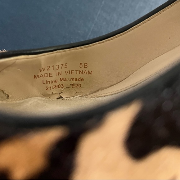 Cole Haan leopard print block heel size 5 - Picture 5 of 5